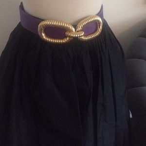 Alexis Kirk Vintage Gold Buckle Belt